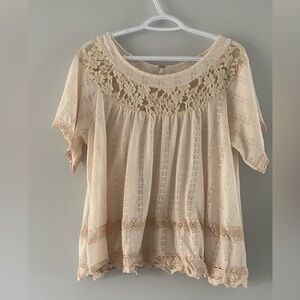 free people lace top